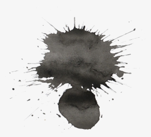 Black Watercolor Png Transparent Onlygfx Com - Reflection