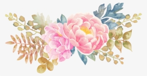 Flower Watercolor Painting - Flowers Png
