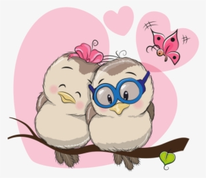 Madarak Állatok Pinterest Clip Art Scrapbooking Png - Cute Cartoon Characters In Love