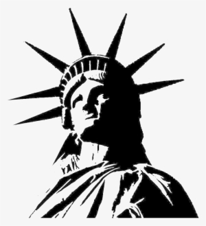 Statue Of Liberty Png Free Download - Statue Of Liberty Clip Art Black And White