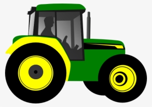 Png Freeuse Mowing Clipart Tractor Driver - Clipart Tractor