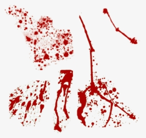 Blood Spatters Psd - Blood