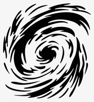 Hurricane Transparent Black And White - Hurricane Clipart Black And White