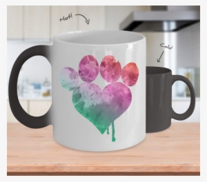 Limited Edition Watercolor Color Changing Mug - Magic Mug - Girlfriend To Wife- Wedding Gift/bride