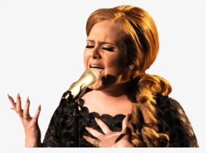 Adele Singing Transparent Background - Adele American Music Awards 2011