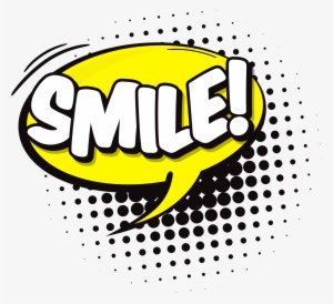 Smile Speech Bubble Png - Comic Bubble Smile