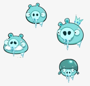 Sr Frozen Pig Sprites - Angry Birds Space Frozen Pigs