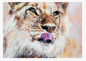 Profile Of Sara - - Chinese Free Watercolor Tiger Paintings