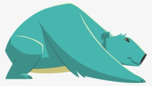 Blue Polar Bear - Animal Jam Polar Bear Transparent