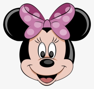 Mickey Mouse Png - Minnie Mouse With Pink Bow