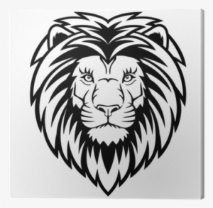 Lion Head Clip Art Black And White