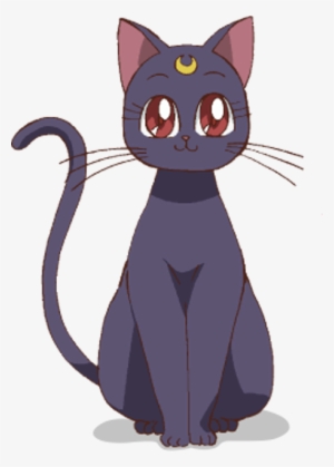 Sailor Moon Cat, Sailor Moon Crystal, Luna And Artemis, - Luna Sailor Moon Png