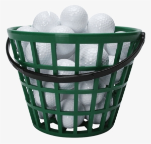 Golf-balls - Bucket Of Golf Balls Transparent