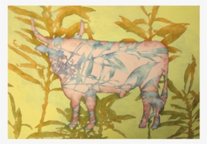 Bull 36x51cm - Watercolor - Watercolor Painting