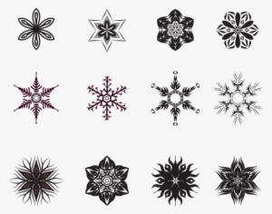 Flower And Snowflake Pattern, Wedding, Pattern, Border - Snowflake
