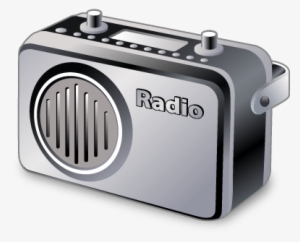 Grey Radio Clipart - Radio Png