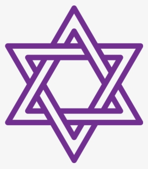 Star Of David - Purple Star Of David