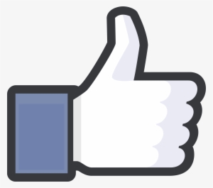 Thumbs Up Facebook Logo Png Transparent & Svg Vector - Facebook