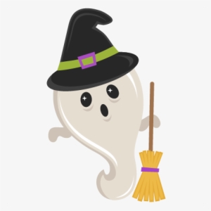 Witch Ghost Svg Scrapbook Cut File Cute Clipart Files - Cute Ghost Clipart Png