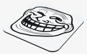 Meme Troll Face Coaster - Troll Face