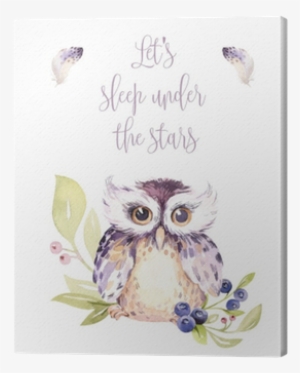 Hand Drawing Easter Watercolor Flying Cartoon Bird - Акварель Рисунок Сова Depositphotos