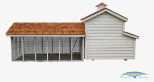 Beautiful Coated Chicken Wire House Ornament Electric - Chicken Coop Png