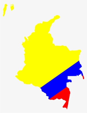 Map Of Colombia Clipart Png