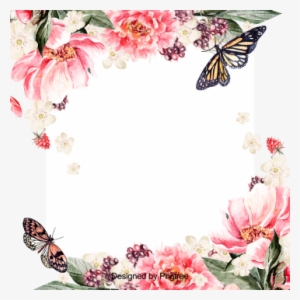 Beautiful Hand Paint Watercolor Floral Wreath, Flower, - Flower