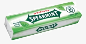 Wrigley's Spearmint Gum 5 Stick Pack - Pack Of Gum Png