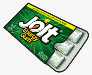 What's Inside - Jolt Energy Gum - Spearmint 12 - Pack