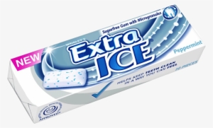 Chewing Gum Free Png Picture - Extra Ice Peppermint Gum 10 Pieces