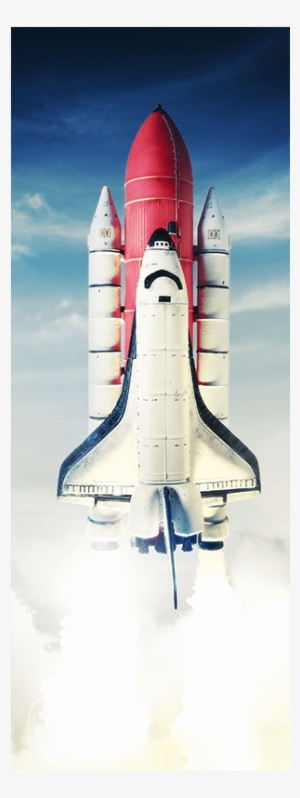 Space Shuttle Taking Off Door Mural Transportation,vintage - If You Re Offered A Seat