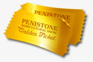 Golden Ticket - Ticket Golden Png