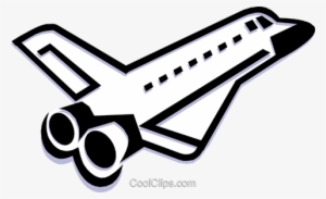 Space Shuttle Royalty Free Vector Clip Art Illustration - Jpeg