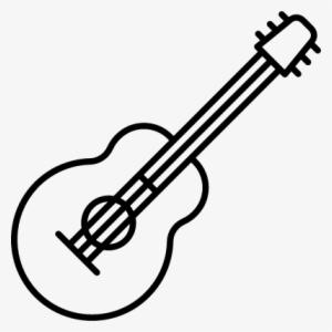 Inclined Guitar Vector - Guitarra Para Dibujar Facil