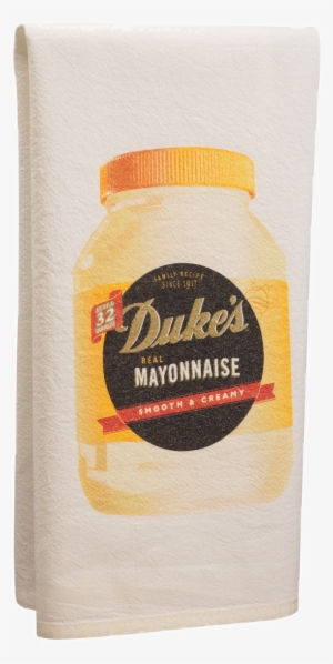 100th Anniversary Dukes Tea Towel Burned - Dukes Mayonnaise, Real - 48 Fl Oz