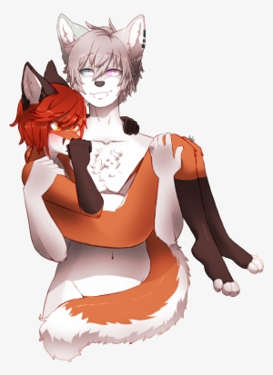 Furry-romance - Http - //www - Furaffinity - Net/user/ - Anime Fox Boy And Wolf Girl