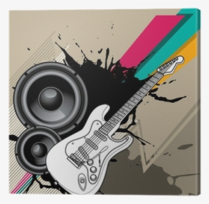 Urban Background With Electric Guitar - Electric Guitar