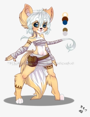 Drawn Furry Fennec Fox - Fox