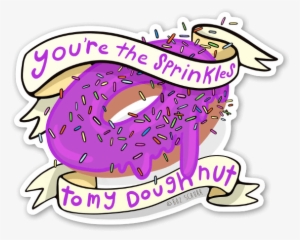 Donut I Know You Sticker - Doughnut