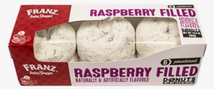 Powdered Raspberry Filled Donuts - Box