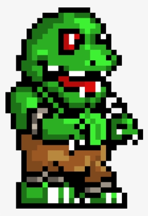 Lizard Man - Lizard Pixel Art