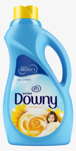 Ultra Downy Sun Blossom Liquid Fabric Softener Png - Downy Yellow Lid