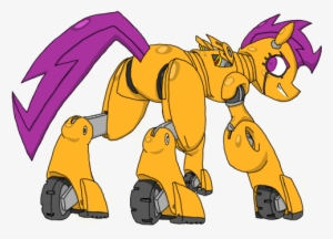 The My Little Pony Segment From Robot Chicken Last - Scootaloo Robot