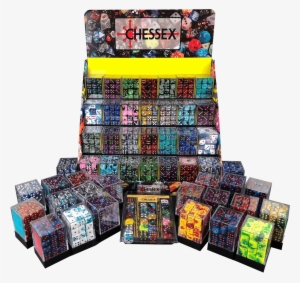 Box Of 50 Gemini 12mm D6 Dice Sets Sampler - Comic Book