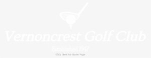 Vernoncrest Golf Club Logo White - White Handicap Sign .png