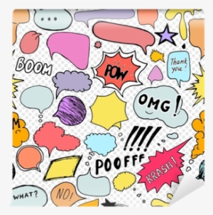 Seamless Pattern Background With Handdrawn Comic Book - Comics