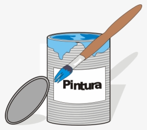 Aidiagre Paint Tin Can And Brush Svg Clip Arts 600