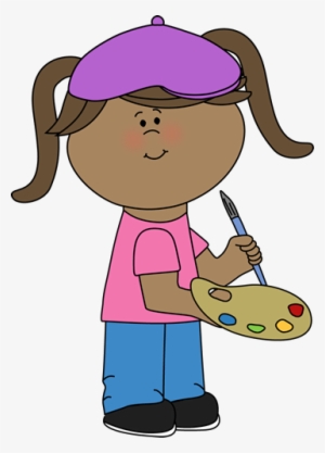 Girl Artist Clip Art