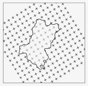 A Transparent Grid Set Was Superimposed To Cover The - Transparent Grid Set